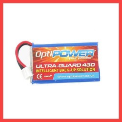 OptiPower ULTRA-GUARD 430 Back Up Solution Replacement 430Mah Lipo Battery