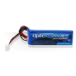 OptiPower Lipo Battery 2150mAh 2S1P 25C RX Pack