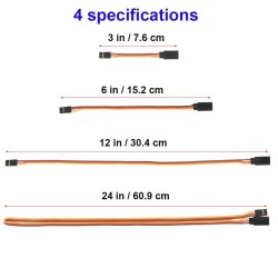 Servo Lead 75 mm 22AWG