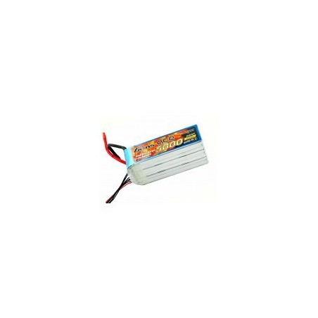 Gens ace 5000mAh 22.2V 60C 6S1P Lipo Battery Pack