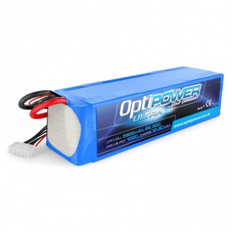 OPTIPOWER 6S 5800mAh 50C ULTRA Lipo