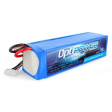 OPTIPOWER 6S 2700mAh 50C ULTRA Lipo