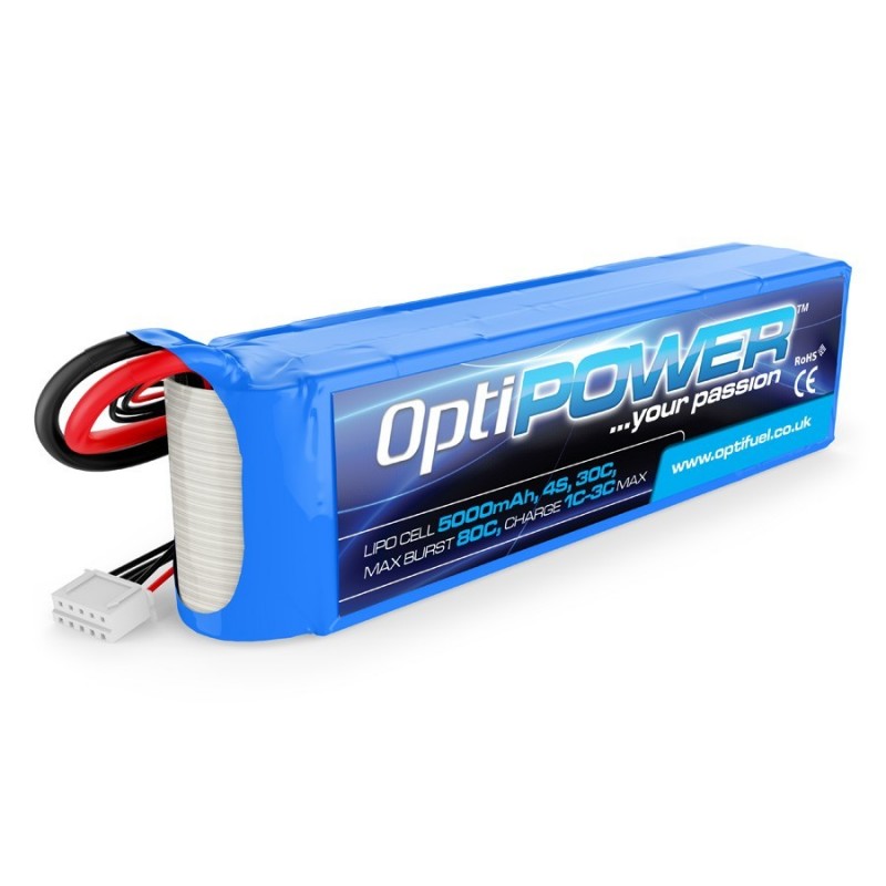 OPTIPOWER 4S 5000mAh 30C Lipo