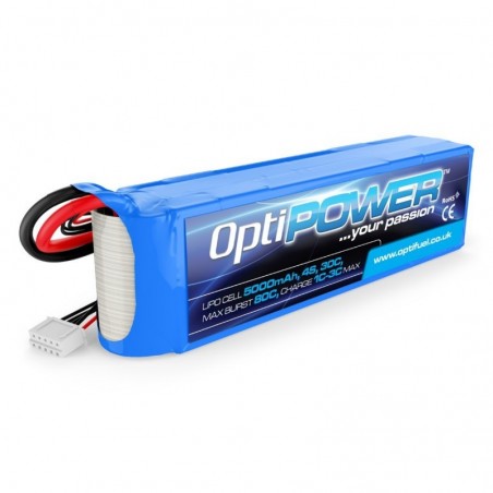 OPTIPOWER 4S 5000mAh 30C Lipo