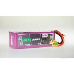 TopFuel LiPo 20C-ECO-X 5800mAh 6S  connecteur EC5