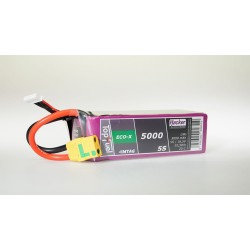 TopFuel LiPo 20C-ECO-X 5000mAh 5S  EC5 connector