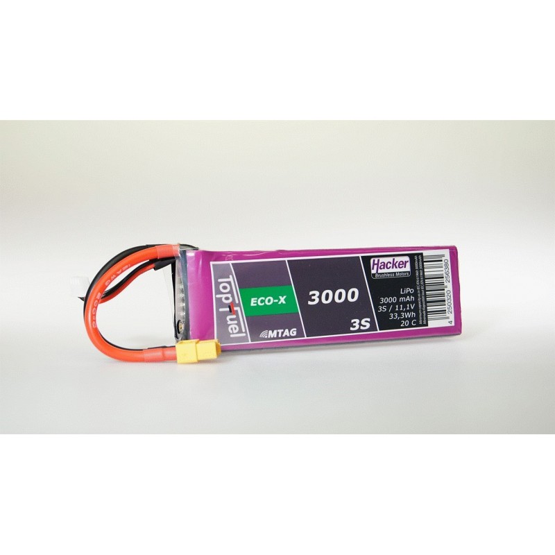 TopFuel LiPo 20C-ECO-X 3000mAh 3S